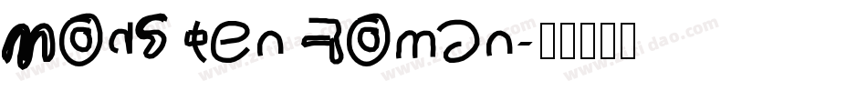 Modsten Roman字体转换